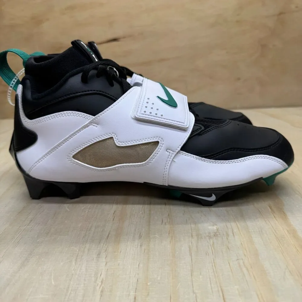 NEW Nike Air Diamond Turf Vapor Edge TD Football Cleats White Black sz 12